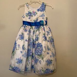 Girls Jane Copeland dress with flowers